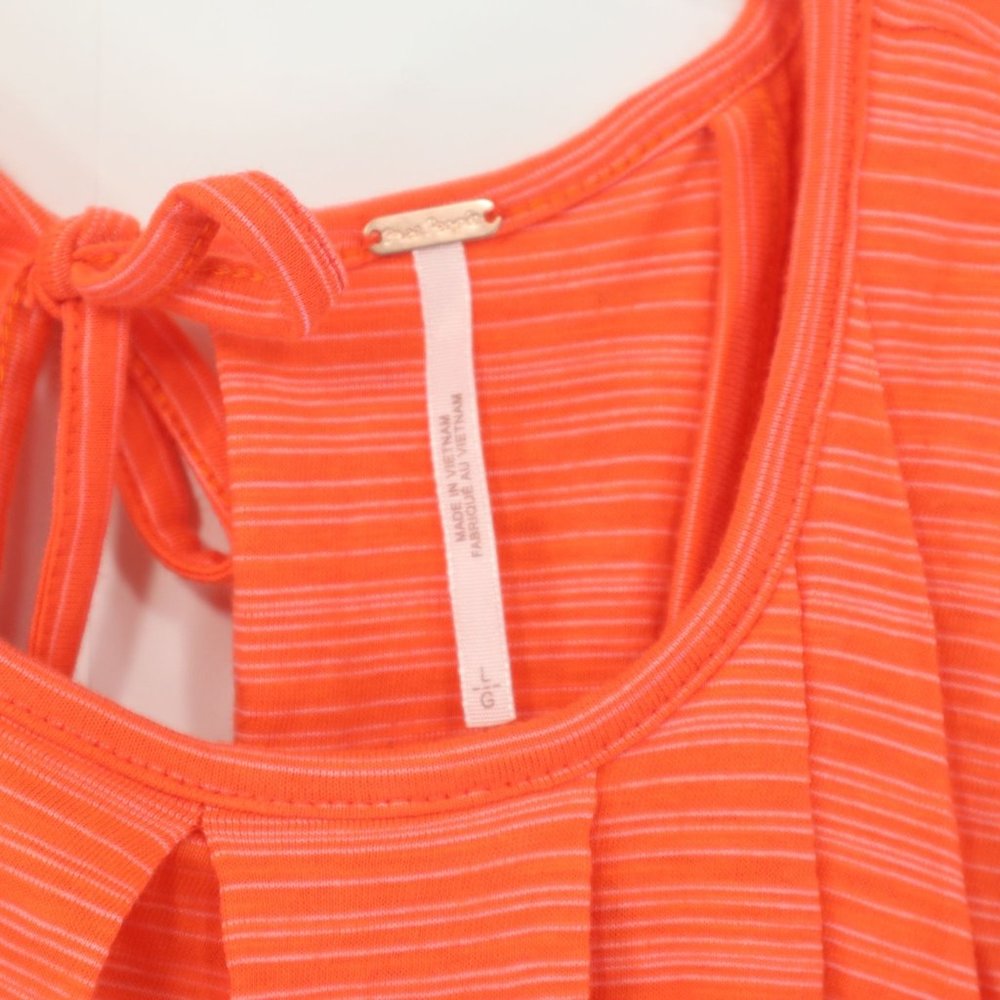 NWT Free People Womens Turn It Up Tank Orange Size LG - Picture 4 of 16